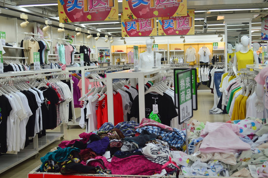 服裝店插圖 視覺營銷的藝術與力量